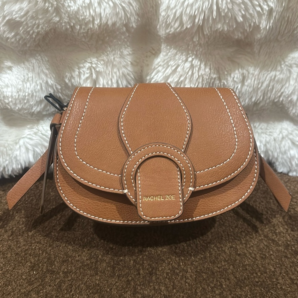 NWT Rachel Zoe.  Saddle brown belt bag!